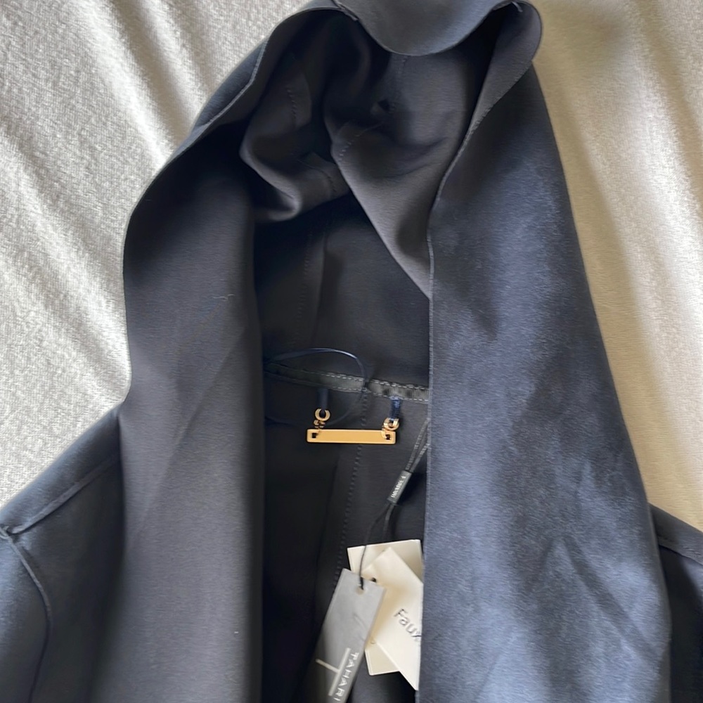 Tahari faux leather
